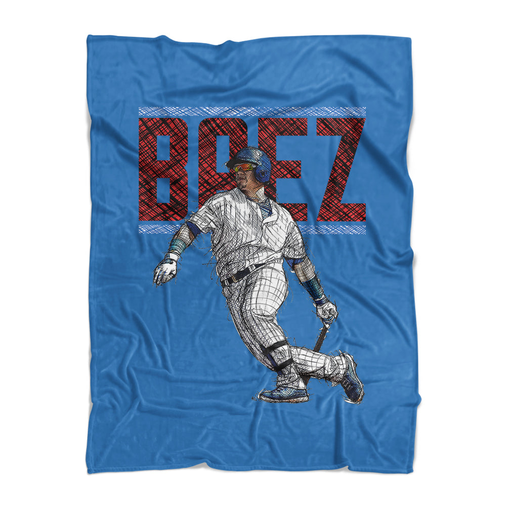 Javier Baez Fleece Blanket | 500 LEVEL