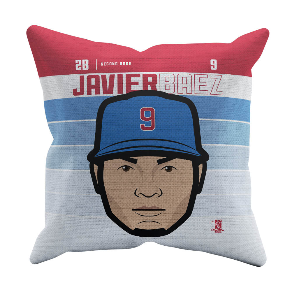 Javier Baez Throw Pillow | 500 LEVEL
