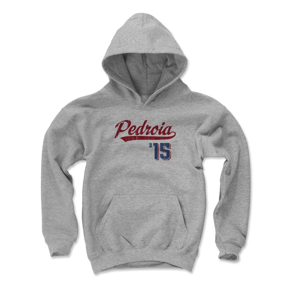 Dustin Pedroia Kids Youth Hoodie | 500 LEVEL