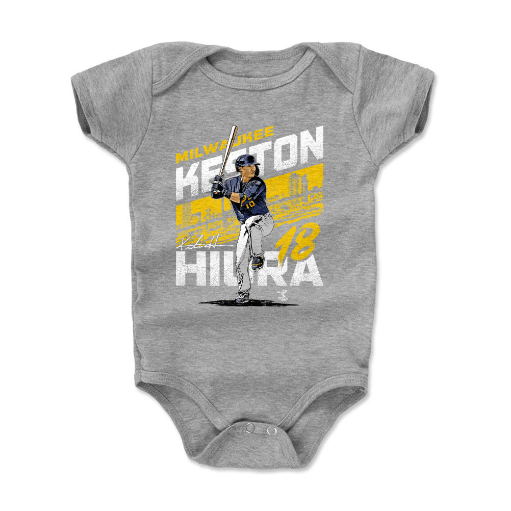 Keston Hiura Kids Baby Onesie | 500 LEVEL