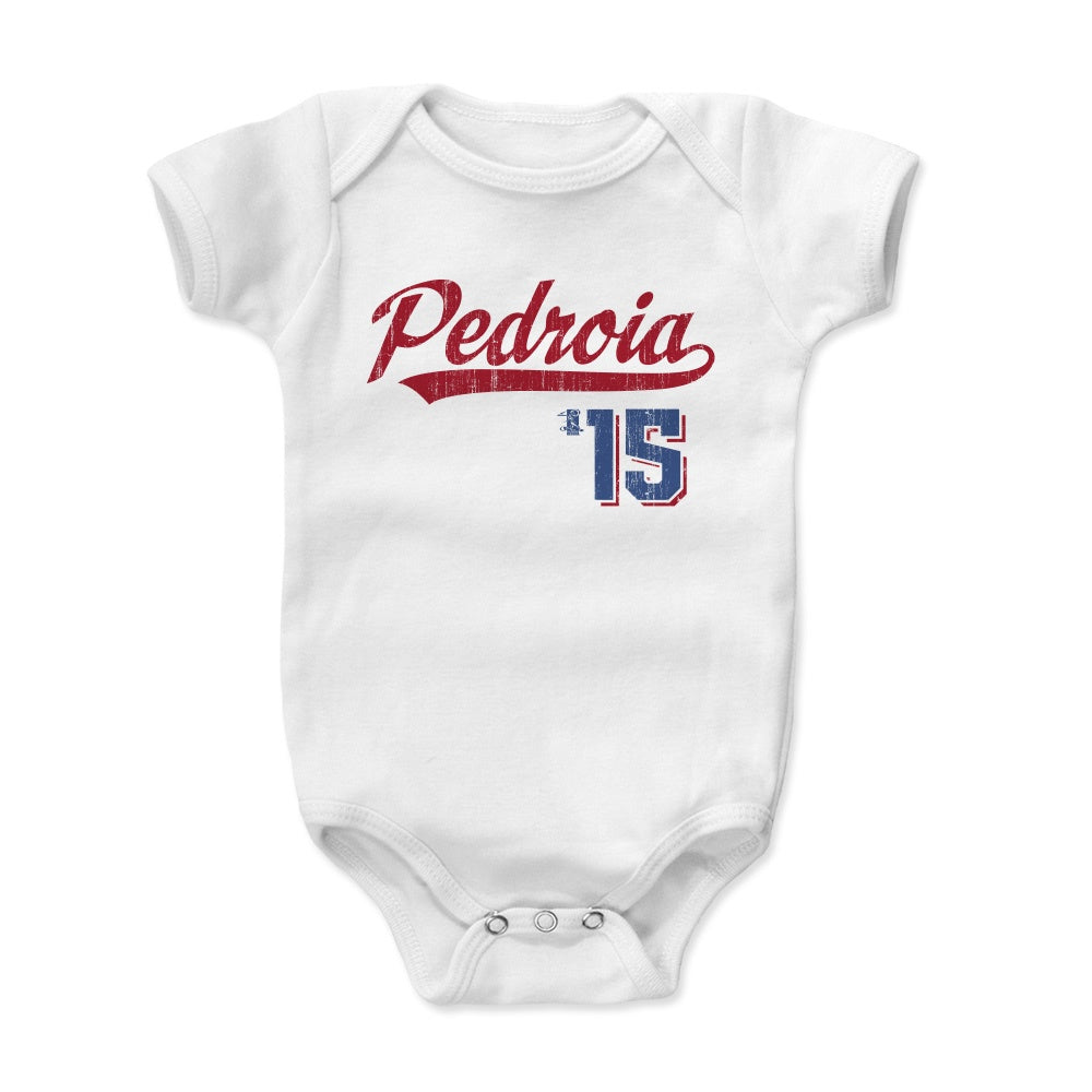 Dustin Pedroia Kids Baby Onesie | 500 LEVEL