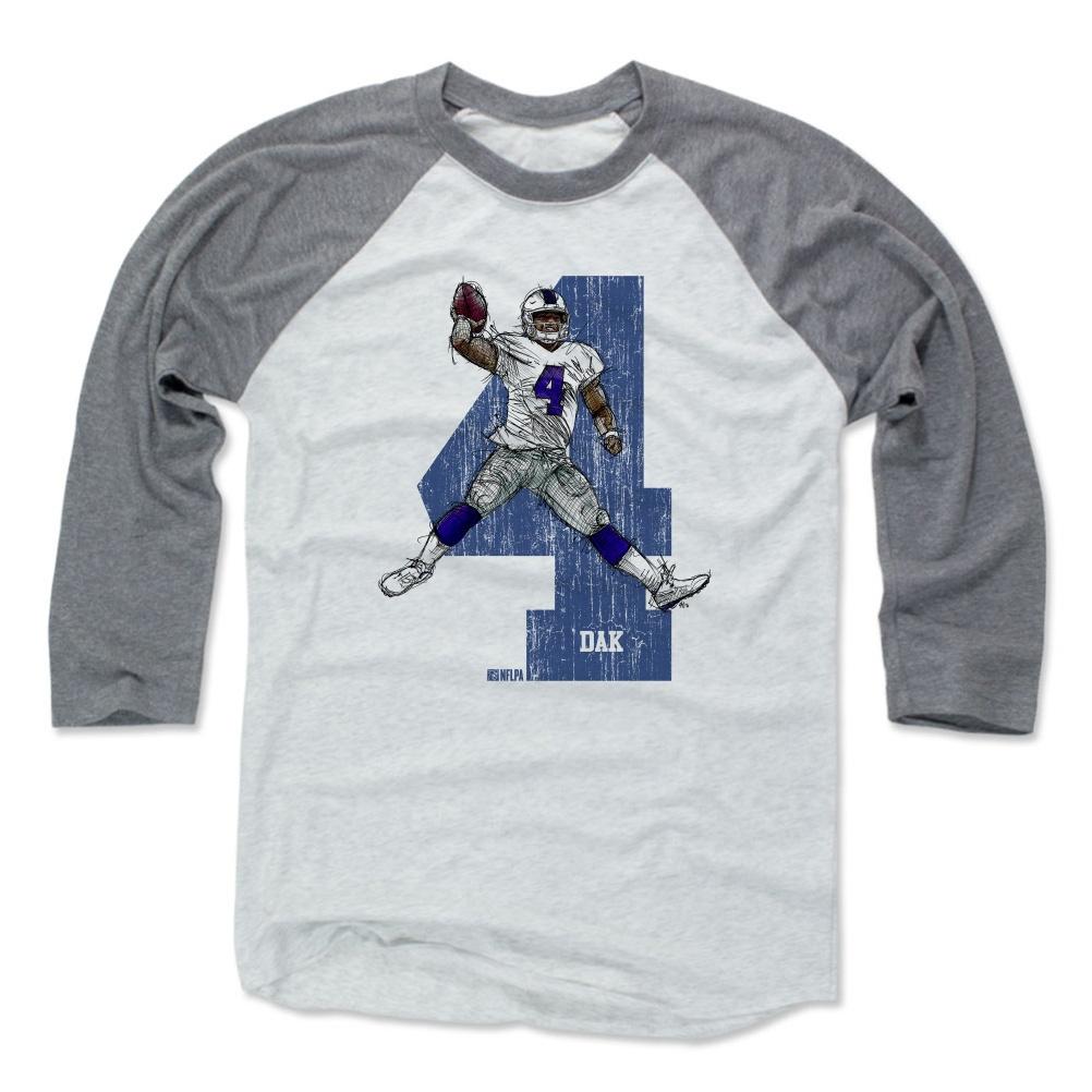 Dak Prescott Men&#39;s Baseball T-Shirt | 500 LEVEL