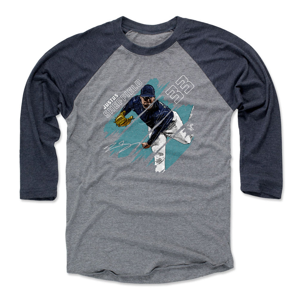 Justus Sheffield Men's Baseball T-Shirt | 500 LEVEL