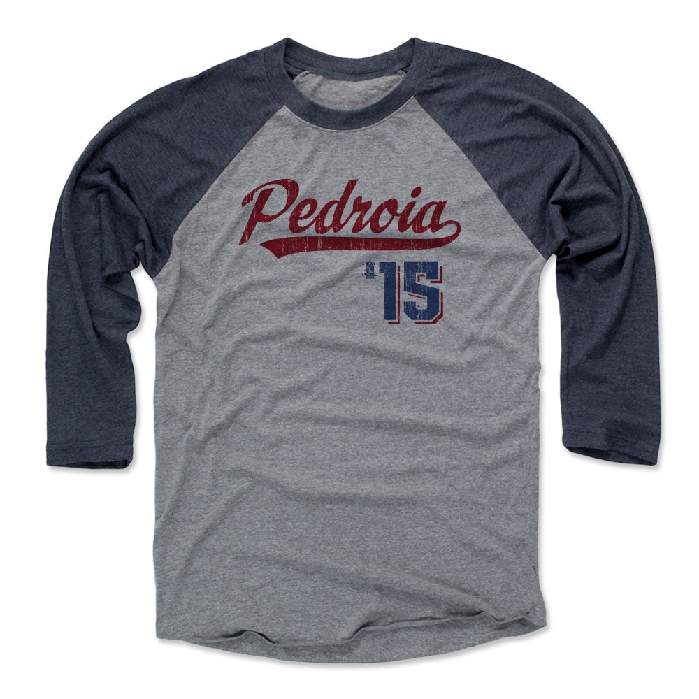Dustin Pedroia Men's Baseball T-Shirt | 500 LEVEL