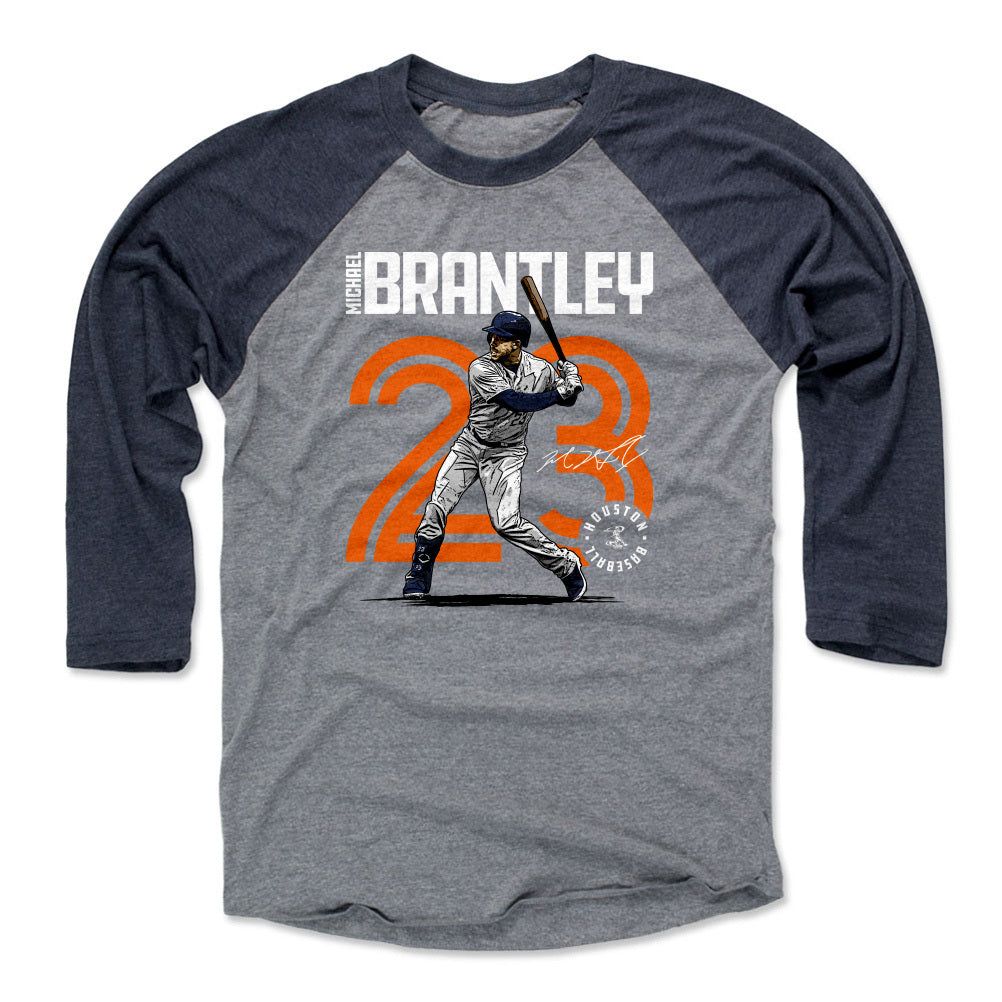 Michael Brantley Men&#39;s Baseball T-Shirt | 500 LEVEL