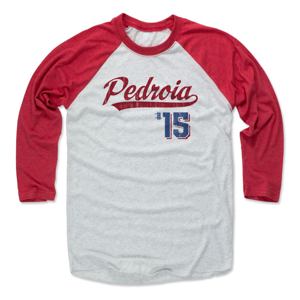 Dustin Pedroia Men&#39;s Baseball T-Shirt | 500 LEVEL