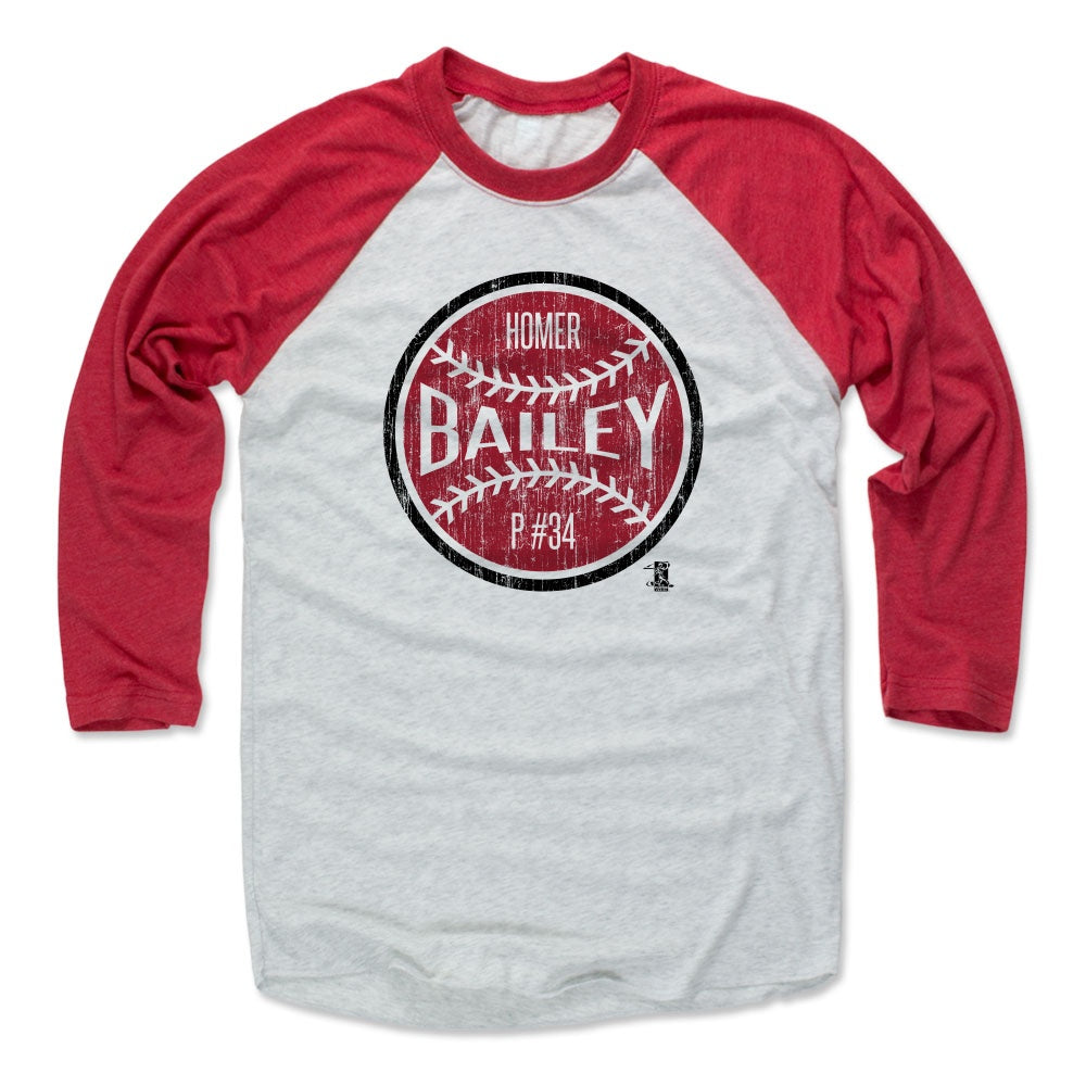 Homer Bailey Men&#39;s Baseball T-Shirt | 500 LEVEL