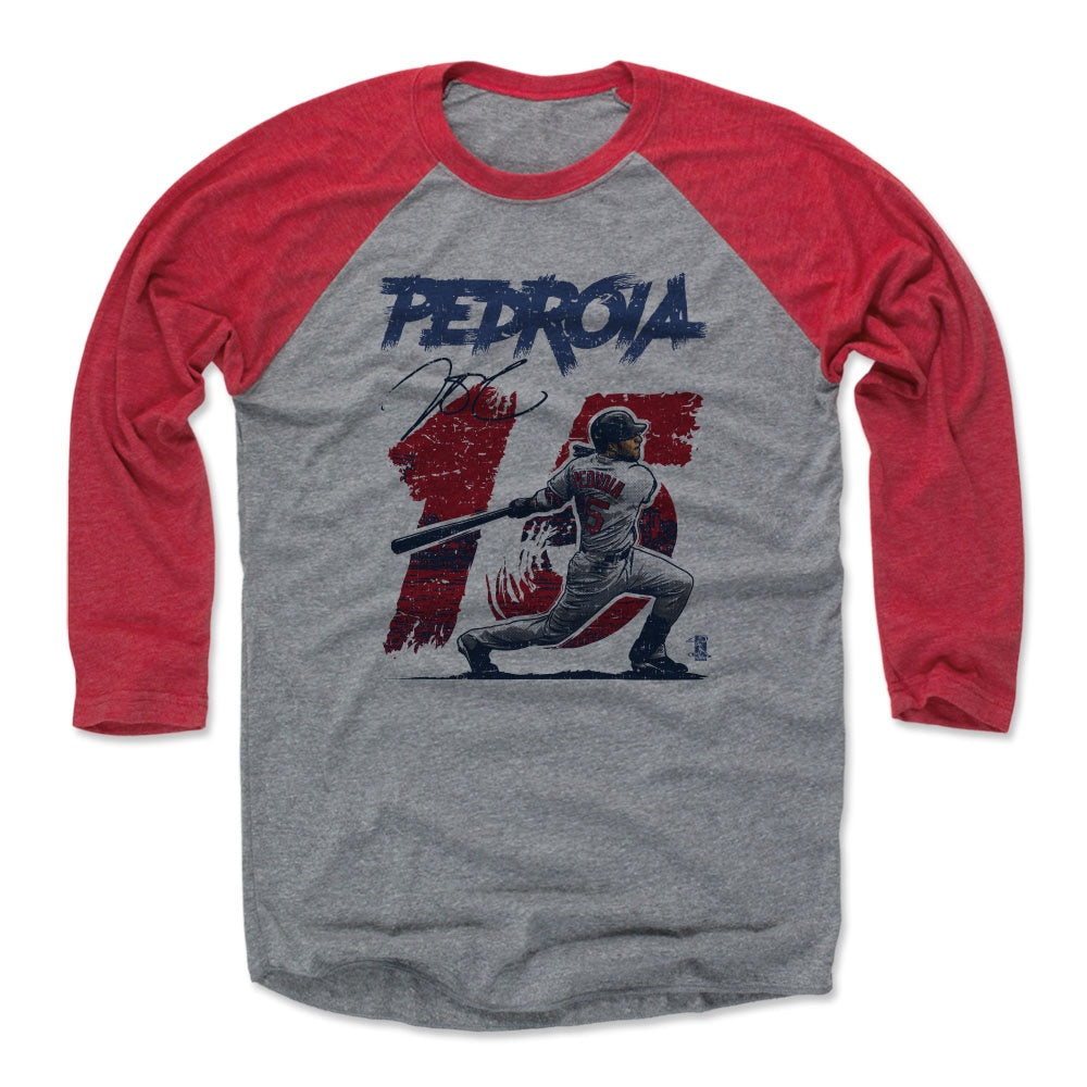 Dustin Pedroia Men's Baseball T-Shirt | 500 LEVEL