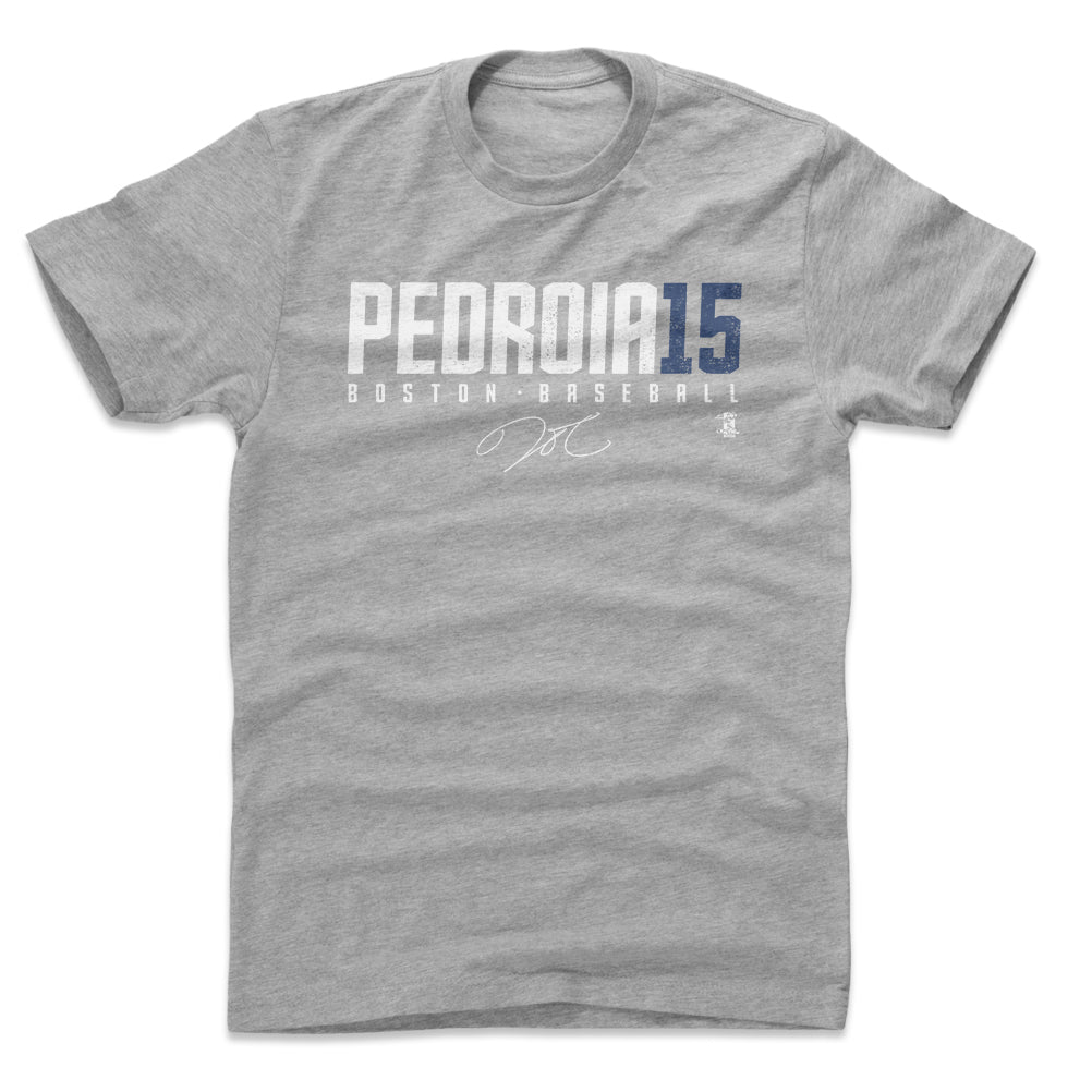 Dustin Pedroia Men's Cotton T-Shirt | 500 LEVEL
