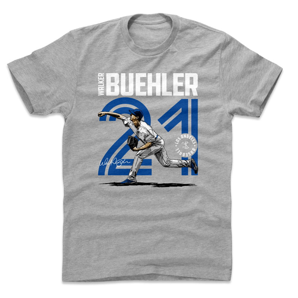 Walker Buehler Men's Cotton T-Shirt | 500 LEVEL