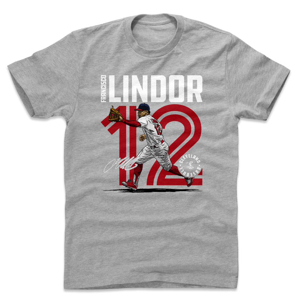 Francisco Lindor Men's Cotton T-Shirt | 500 LEVEL