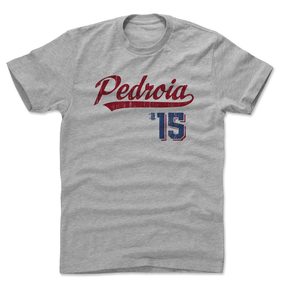 Dustin Pedroia Men&#39;s Cotton T-Shirt | 500 LEVEL