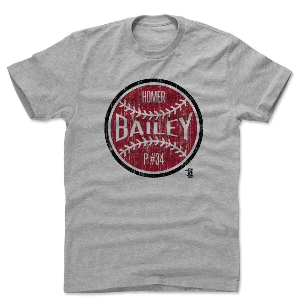 Homer Bailey Men&#39;s Cotton T-Shirt | 500 LEVEL