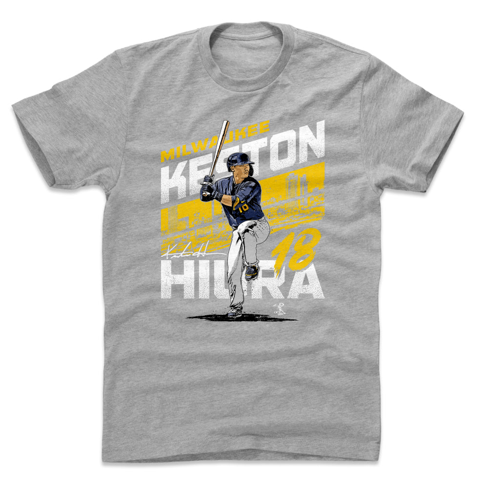 Keston Hiura Men's Cotton T-Shirt | 500 LEVEL