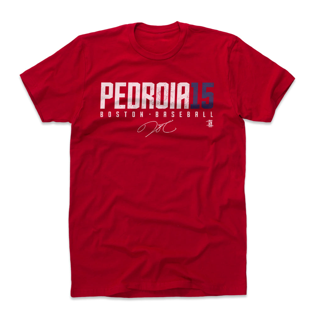 Dustin Pedroia Men&#39;s Cotton T-Shirt | 500 LEVEL