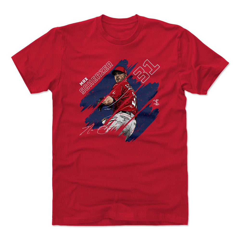 Max Scherzer Men&#39;s Cotton T-Shirt | 500 LEVEL