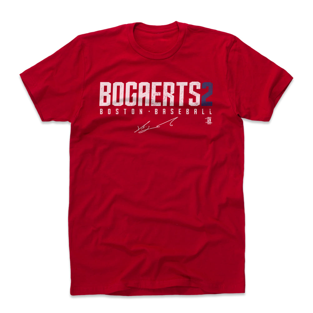Xander Bogaerts Men&#39;s Cotton T-Shirt | 500 LEVEL