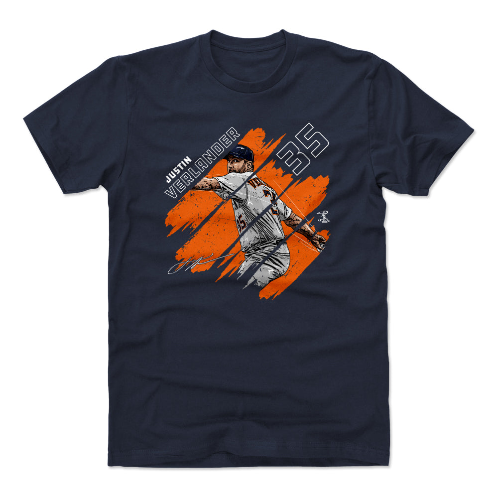 Justin Verlander Men&#39;s Cotton T-Shirt | 500 LEVEL