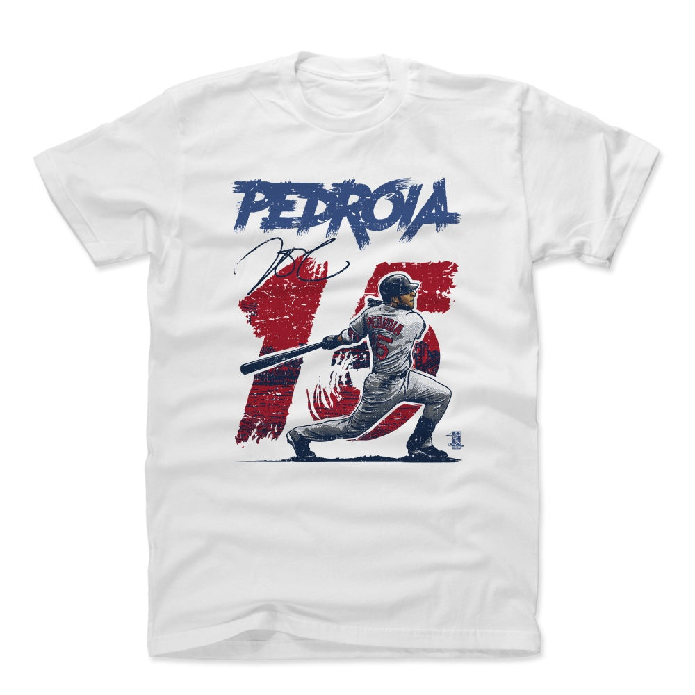 Dustin Pedroia Men's Cotton T-Shirt | 500 LEVEL