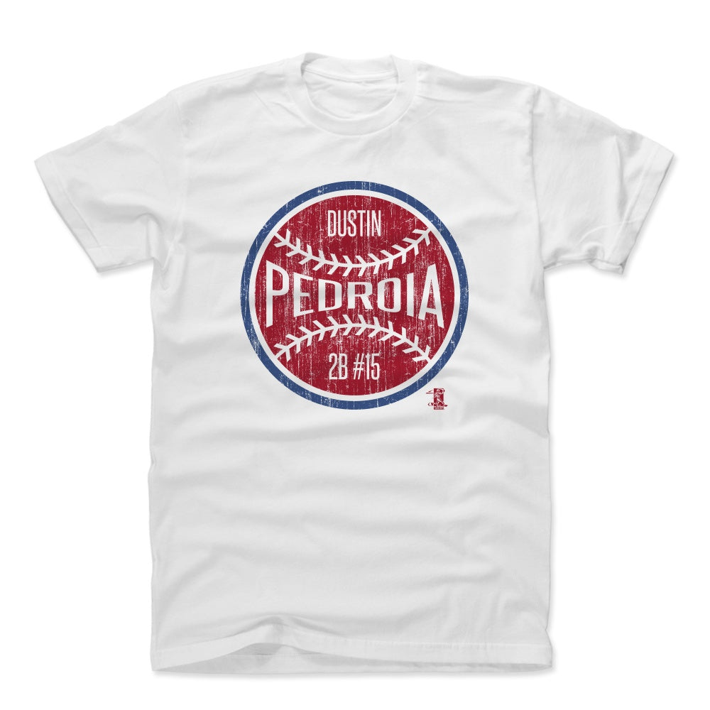 Dustin Pedroia Men's Cotton T-Shirt | 500 LEVEL