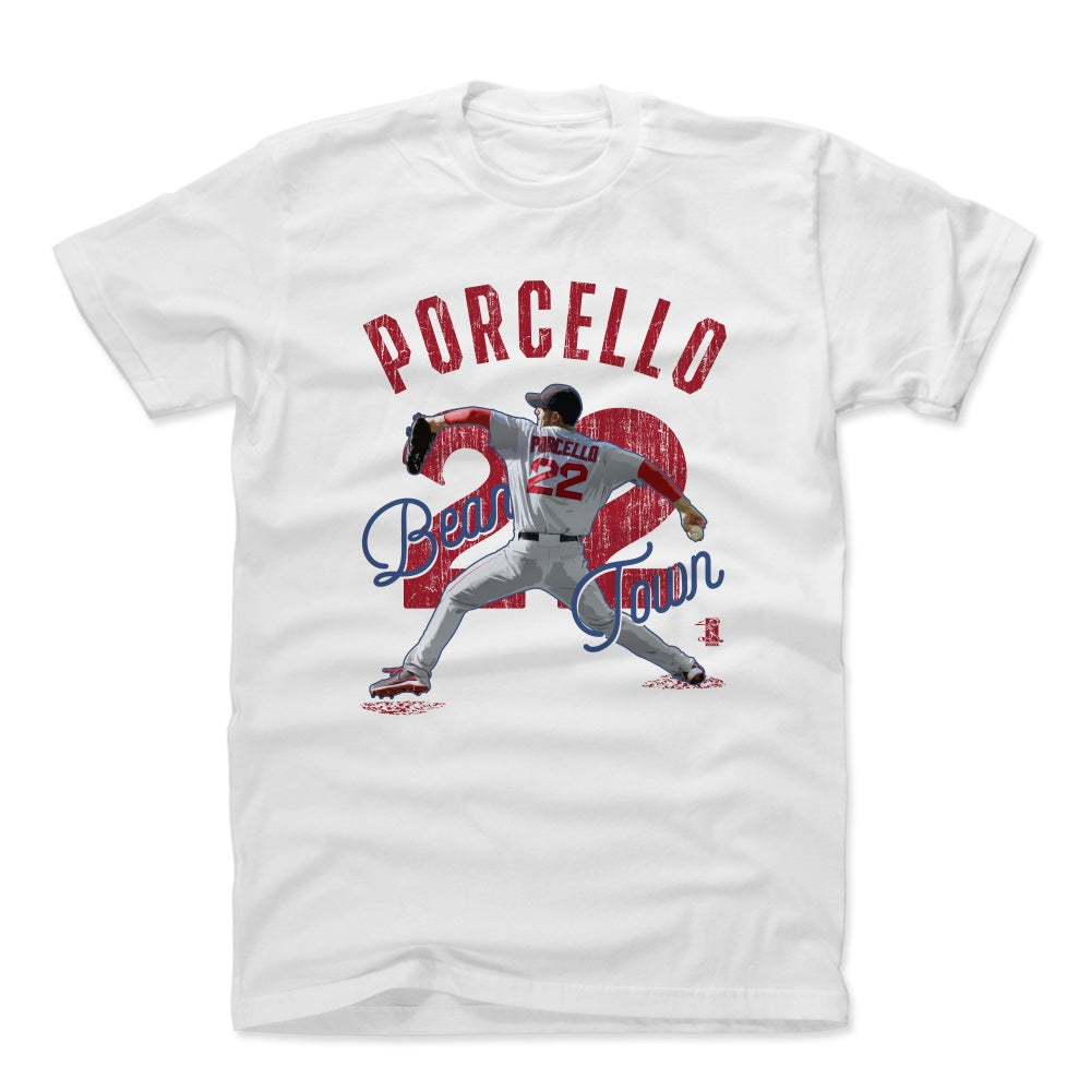 Rick Porcello Men&#39;s Cotton T-Shirt | 500 LEVEL