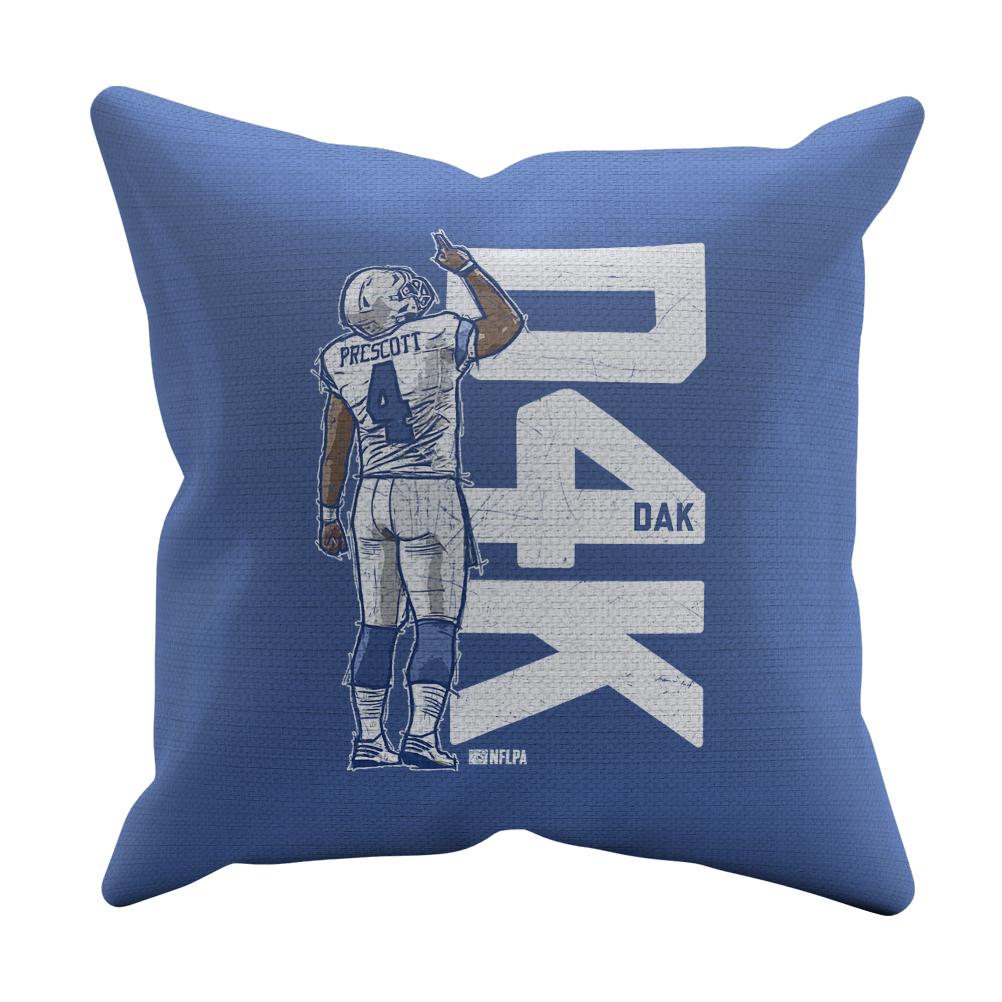 Dak Prescott Throw Pillow | 500 LEVEL