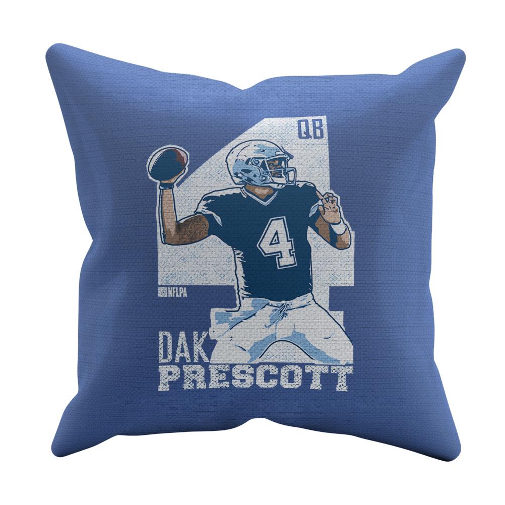 Dak Prescott Throw Pillow | 500 LEVEL