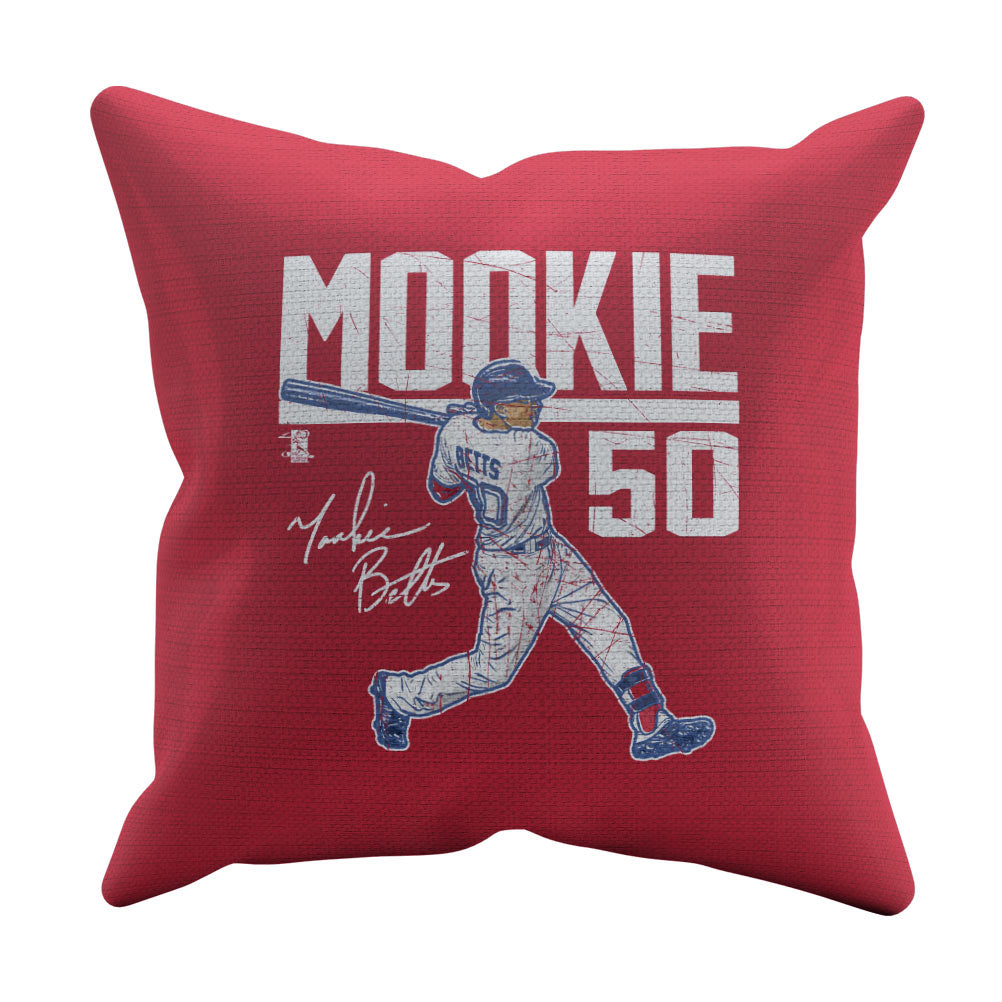 Mookie Betts Throw Pillow | 500 LEVEL