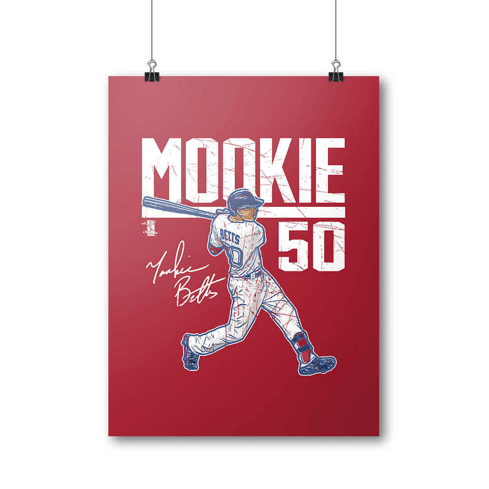 Mookie Betts Poster | 500 LEVEL