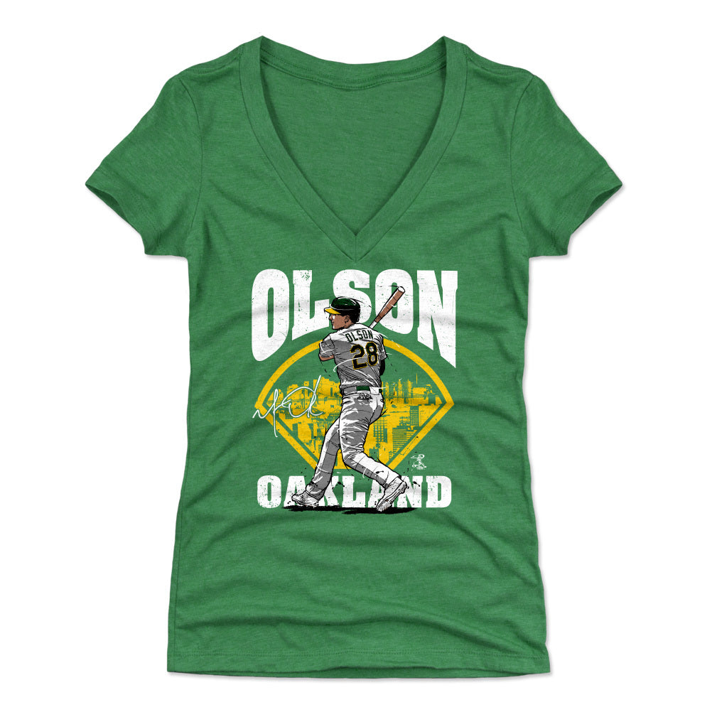 Matt Olson Women's V-Neck T-Shirt | 500 LEVEL