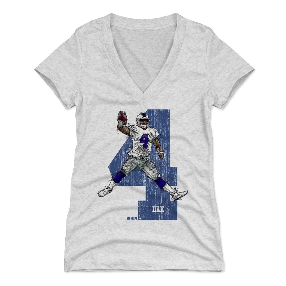 Dak Prescott Women's V-Neck T-Shirt | 500 LEVEL