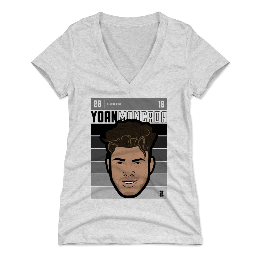 Yoan Moncada Women&#39;s V-Neck T-Shirt | 500 LEVEL