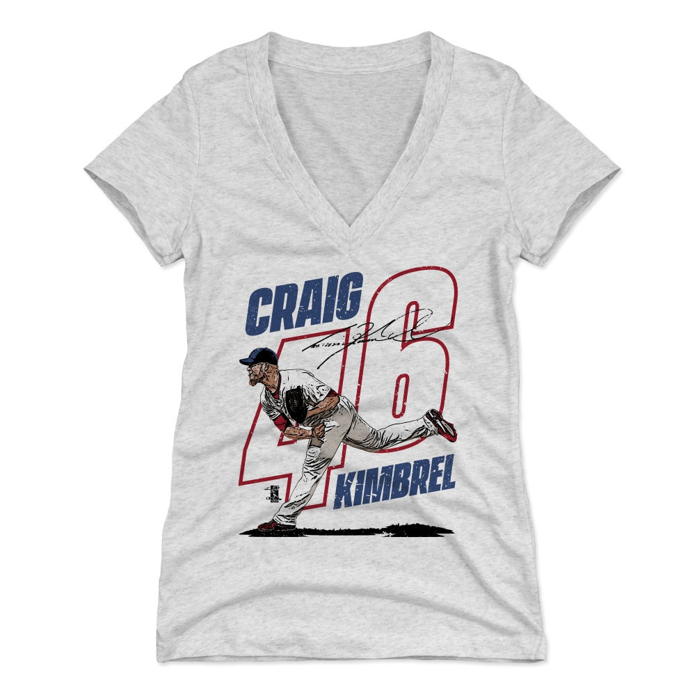 Craig Kimbrel Women&#39;s V-Neck T-Shirt | 500 LEVEL
