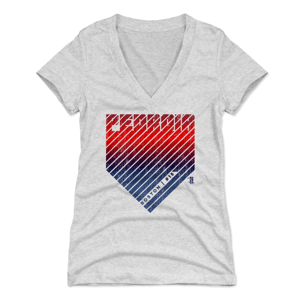 Dustin Pedroia Women&#39;s V-Neck T-Shirt | 500 LEVEL