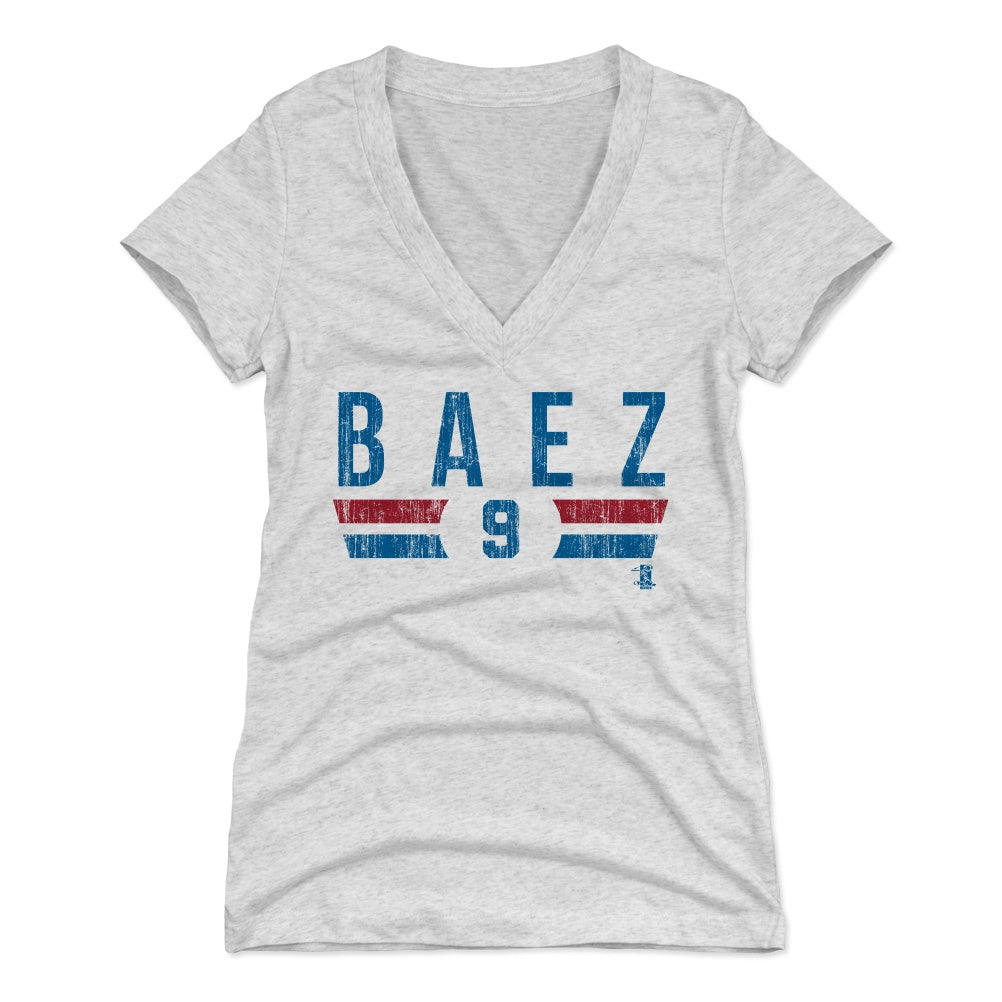 Javier Baez Women&#39;s V-Neck T-Shirt | 500 LEVEL