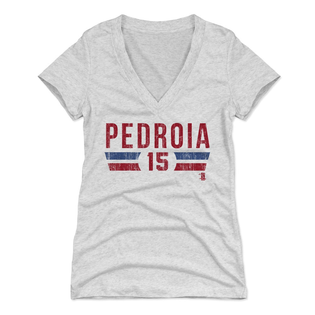 Dustin Pedroia Women&#39;s V-Neck T-Shirt | 500 LEVEL