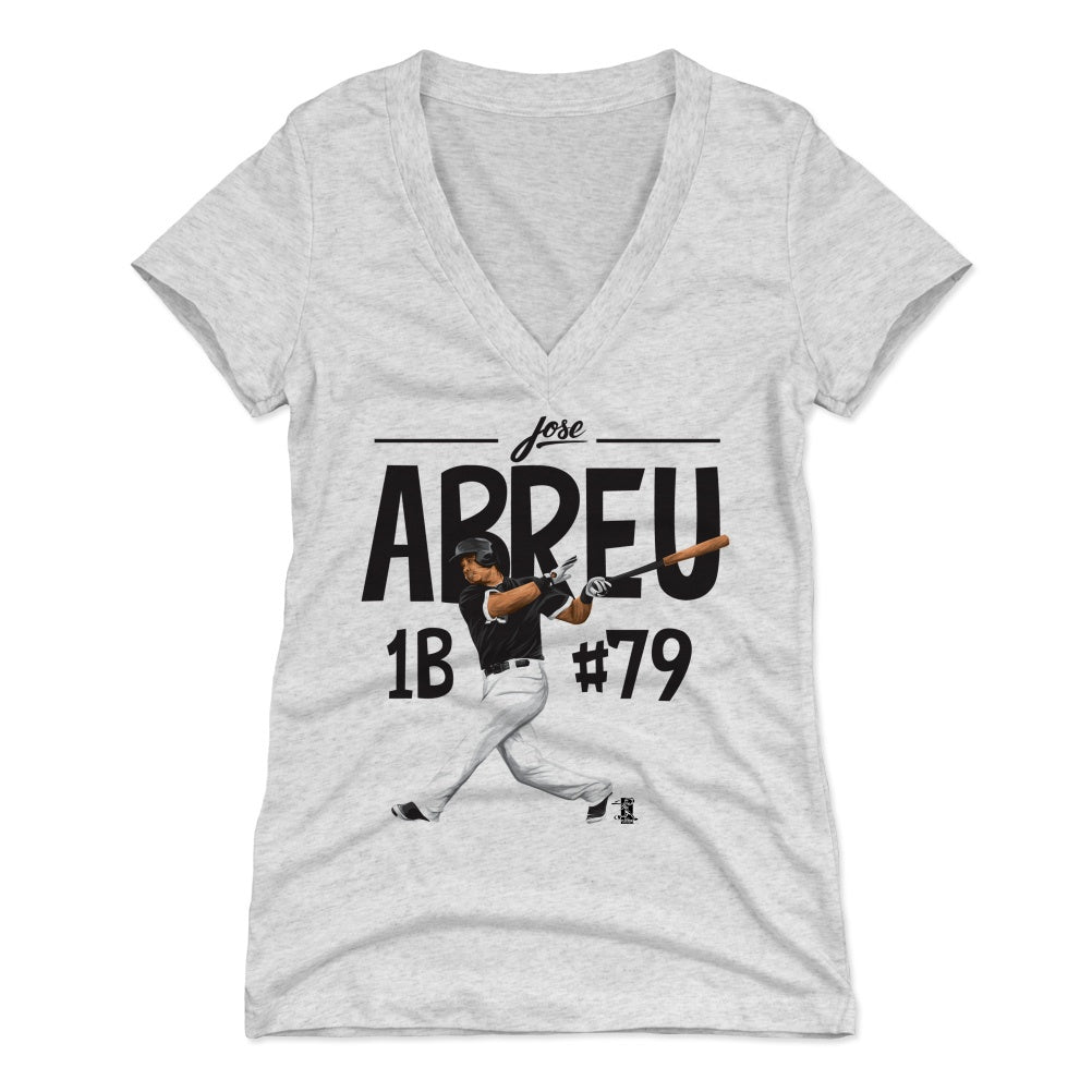 Jose Abreu Women's V-Neck T-Shirt | 500 LEVEL
