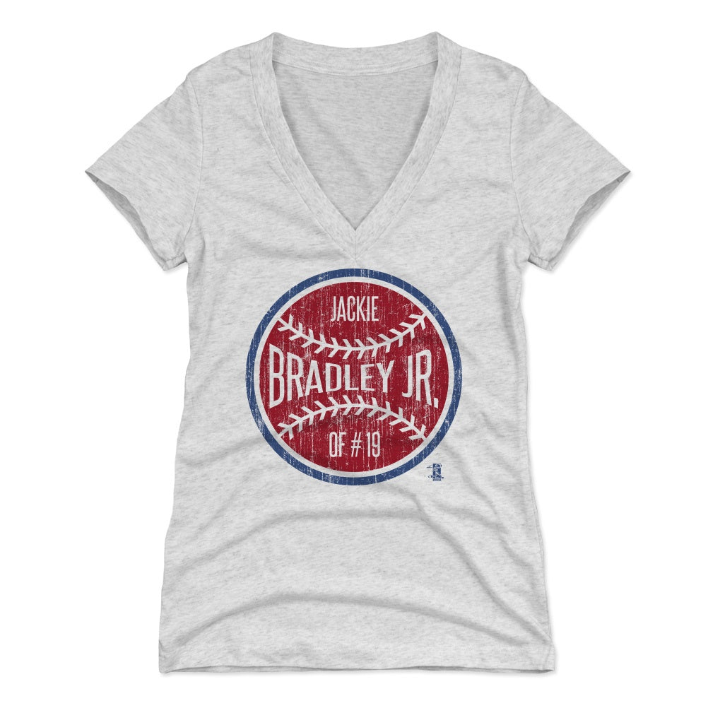Jackie Bradley Jr. Women's V-Neck T-Shirt | 500 LEVEL