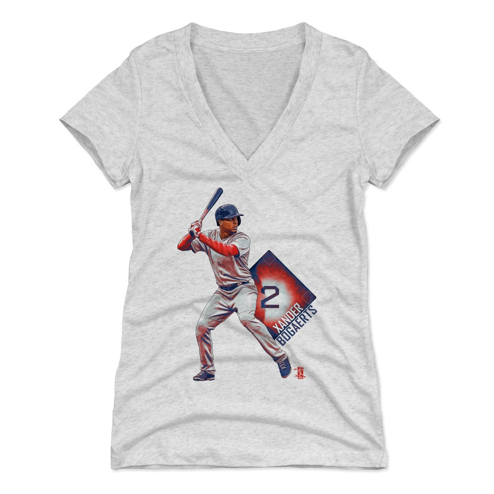 Xander Bogaerts Women&#39;s V-Neck T-Shirt | 500 LEVEL