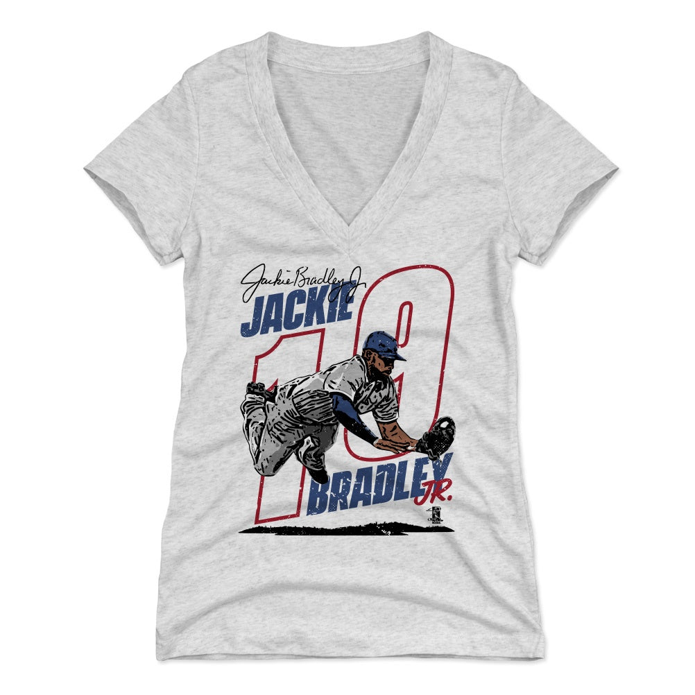 Jackie Bradley Jr. Women's V-Neck T-Shirt | 500 LEVEL