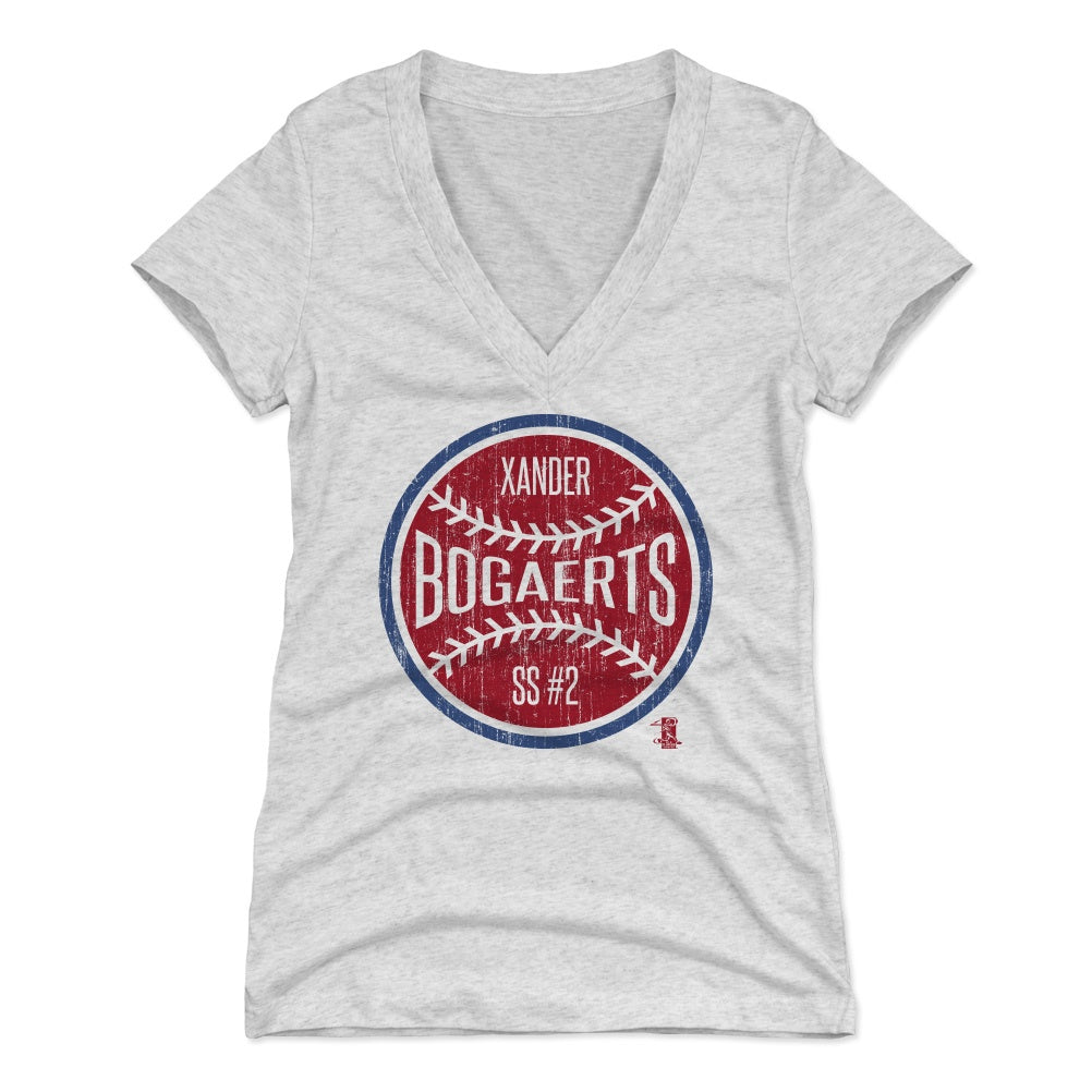 Xander Bogaerts Women&#39;s V-Neck T-Shirt | 500 LEVEL
