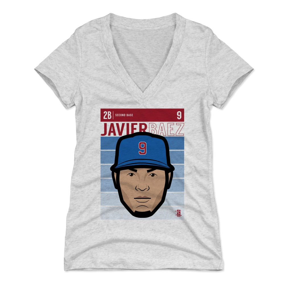 Javier Baez Women&#39;s V-Neck T-Shirt | 500 LEVEL