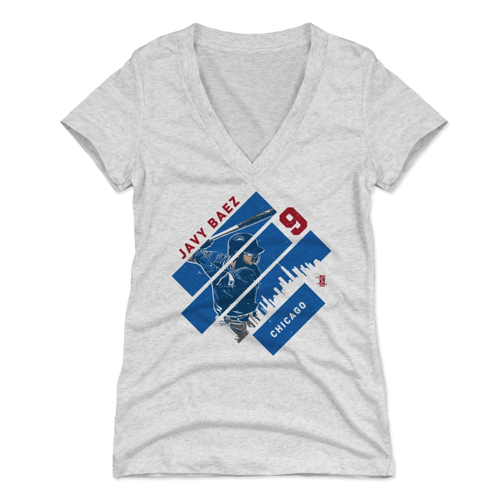 Javier Baez Women's V-Neck T-Shirt | 500 LEVEL