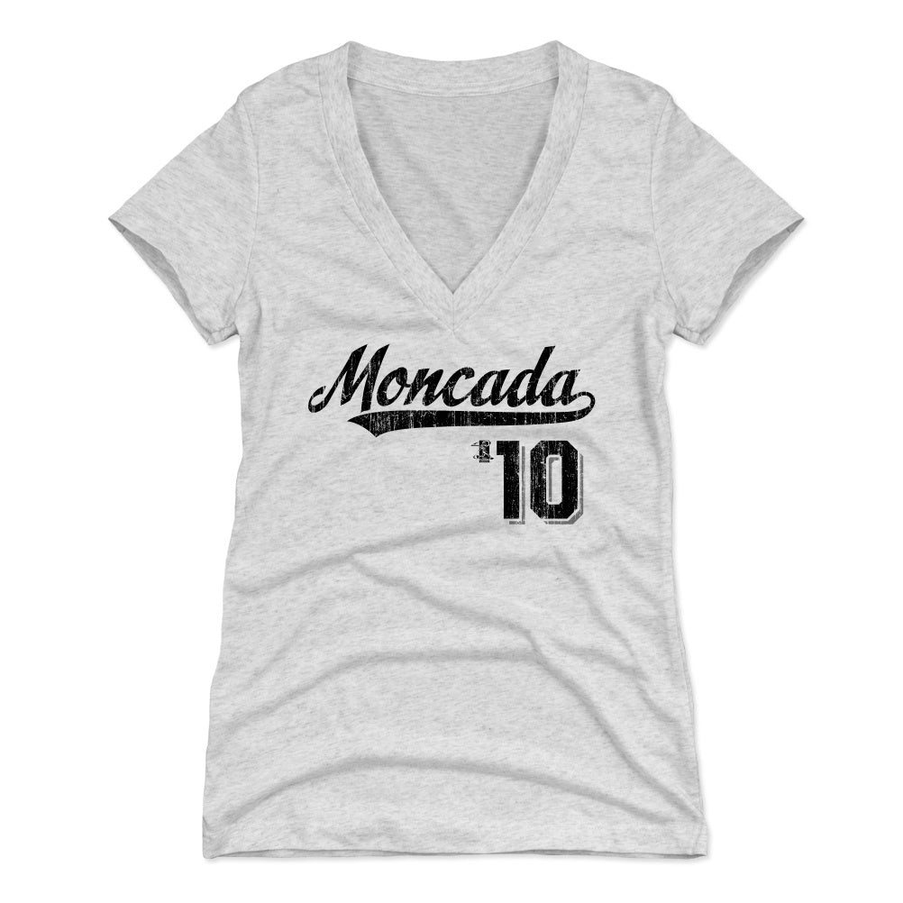 Yoan Moncada Women's V-Neck T-Shirt | 500 LEVEL