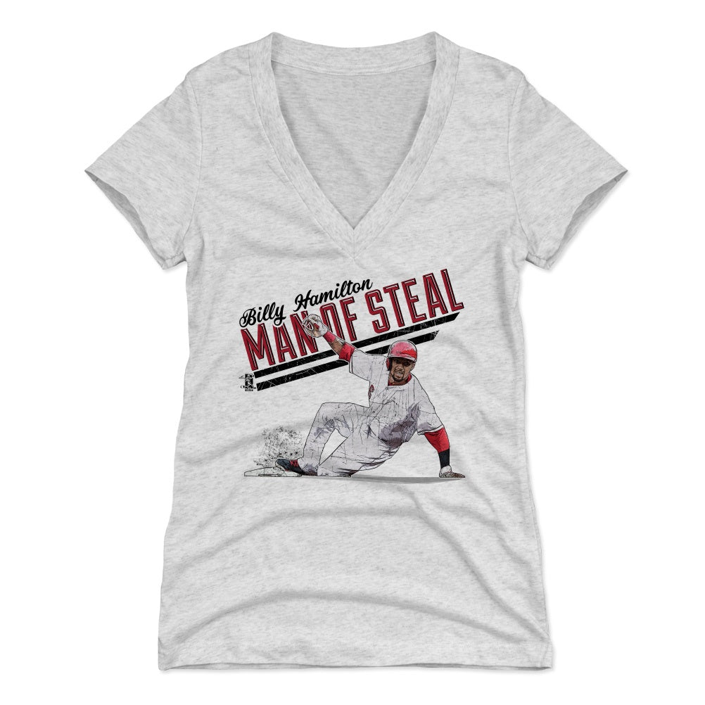 Billy Hamilton Women&#39;s V-Neck T-Shirt | 500 LEVEL