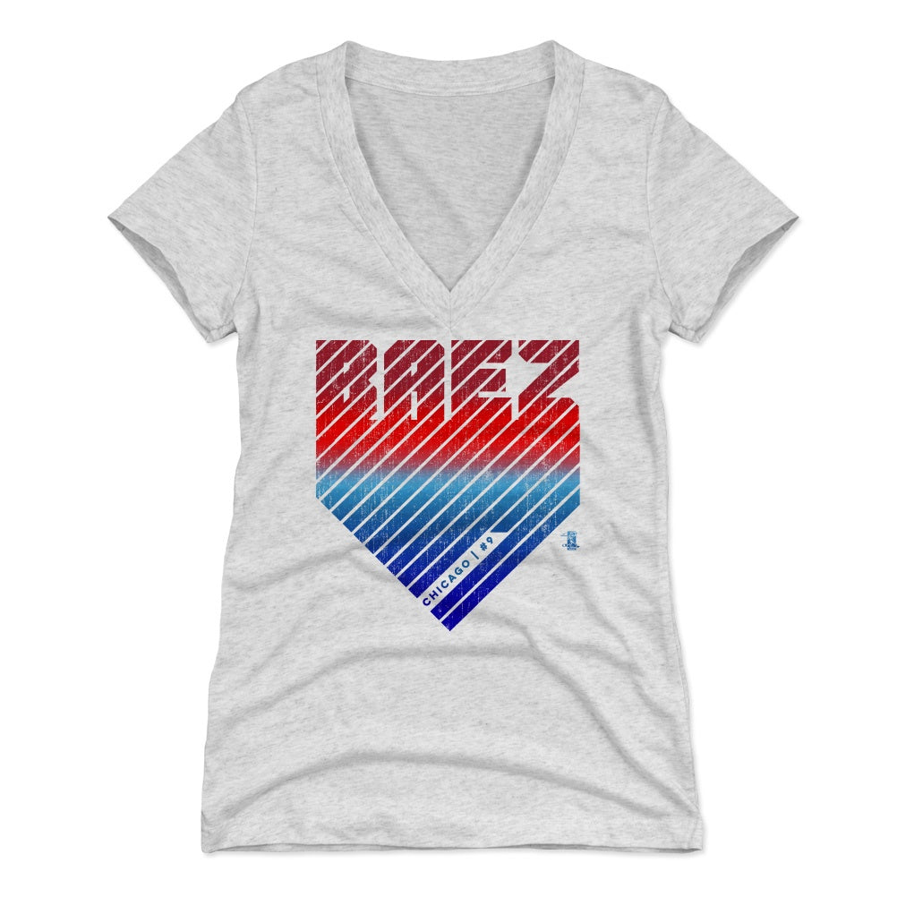 Javier Baez Women&#39;s V-Neck T-Shirt | 500 LEVEL