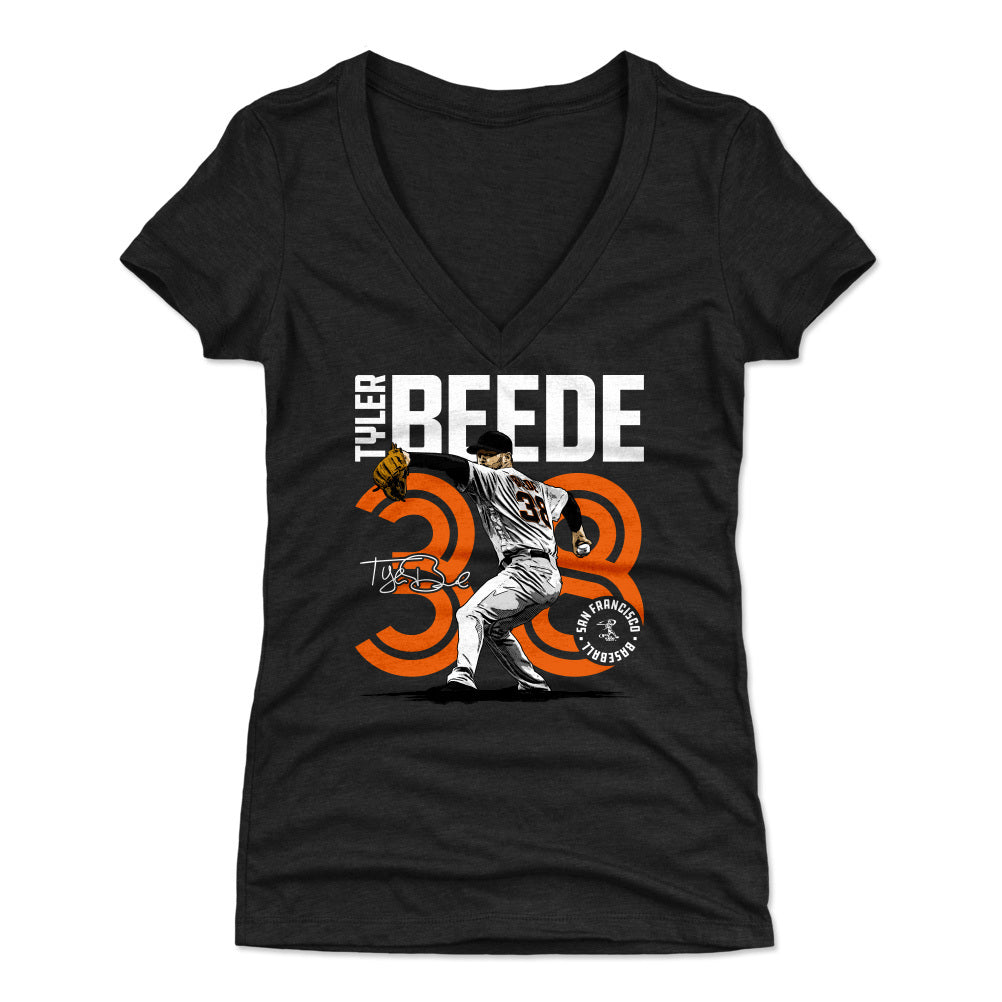 Tyler Beede Women&#39;s V-Neck T-Shirt | 500 LEVEL