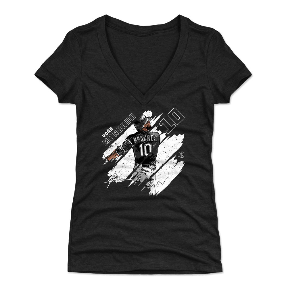 Yoan Moncada Women&#39;s V-Neck T-Shirt | 500 LEVEL