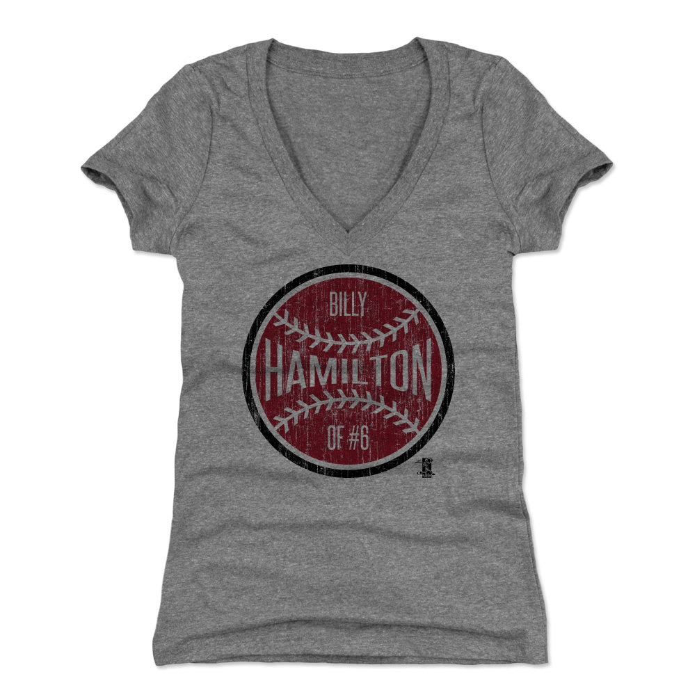 Billy Hamilton Women's V-Neck T-Shirt | 500 LEVEL