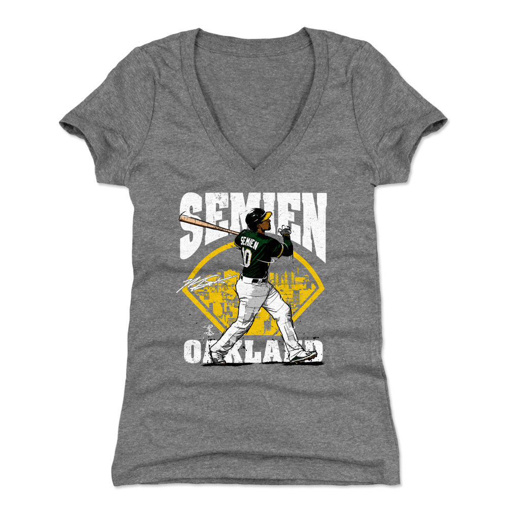 Marcus Semien Women&#39;s V-Neck T-Shirt | 500 LEVEL